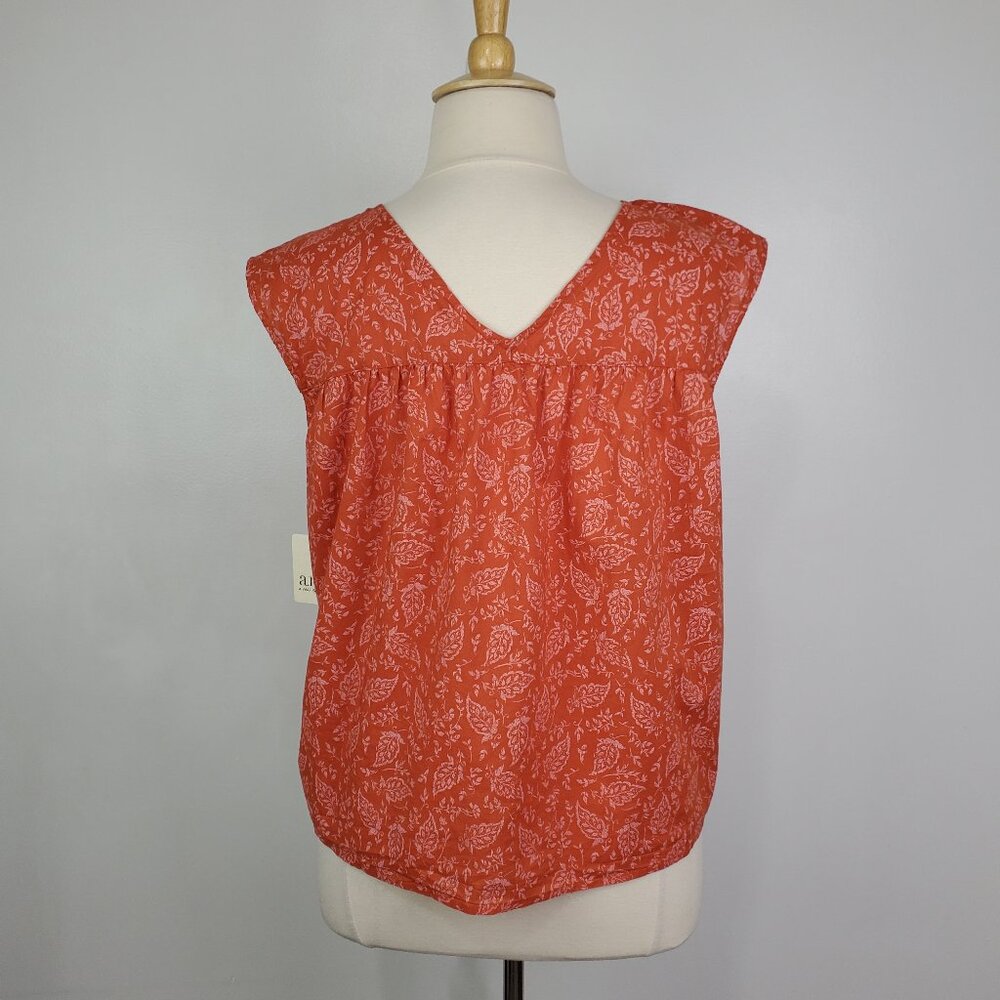 a.n.a. V-Neck Baby Doll Lightweight Sleeveless Top NEW NWT Size XL - Picture 5 of 13